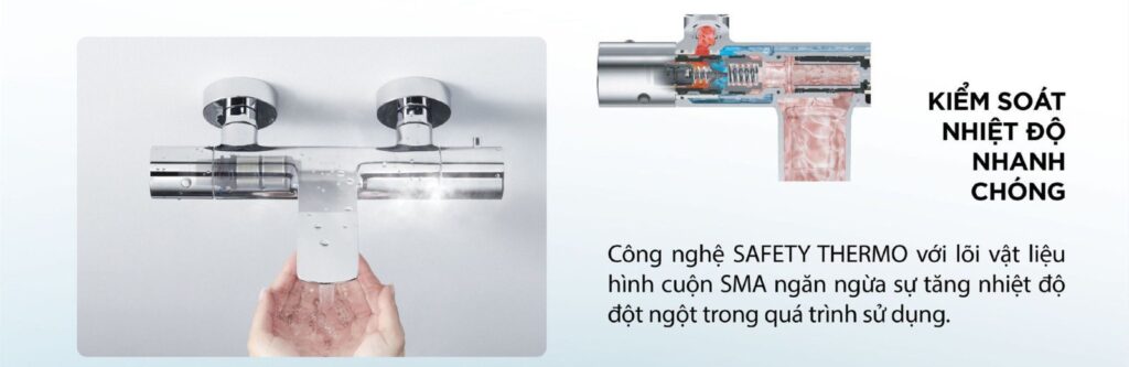 sen tắm công nghệ an toàn