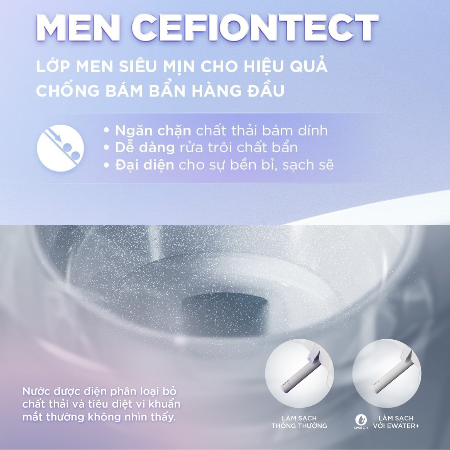 Công nghệ bàn cầu thông minh TOTO