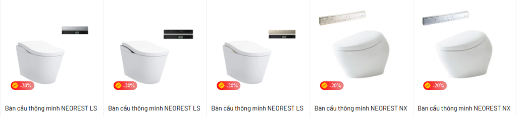 bàn cầu neorest