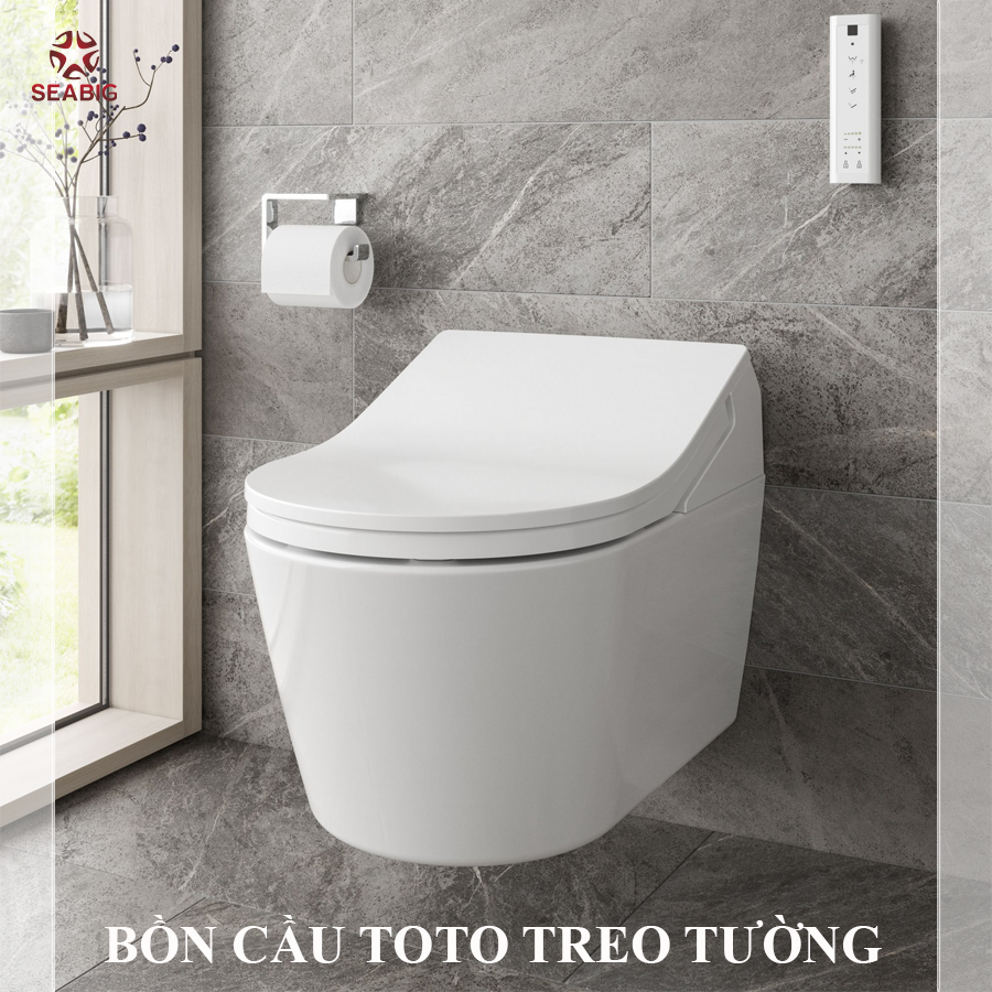 Bàn cầu treo tường TOTO, bồn cầu treo tường,