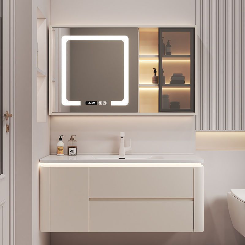decor phòng vệ sinh với đèn