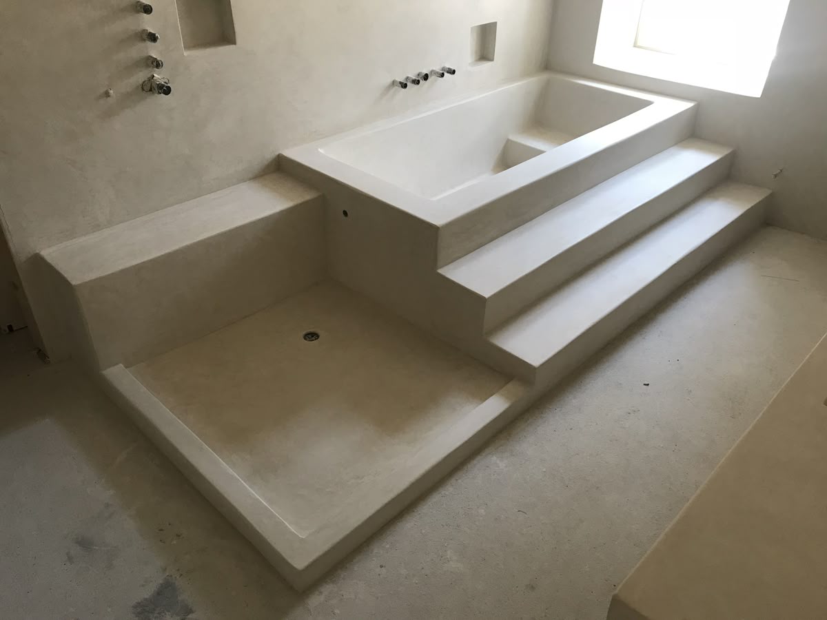 bồn tắm xi măng có đủ để chịu tải

