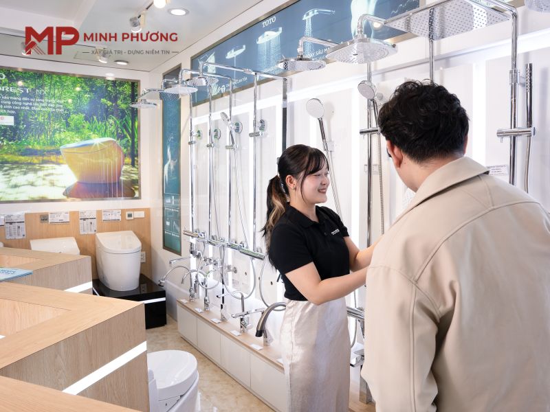 Trải nghiệm thiết bị vệ sinh tại Minh Phương TOTO Showroom