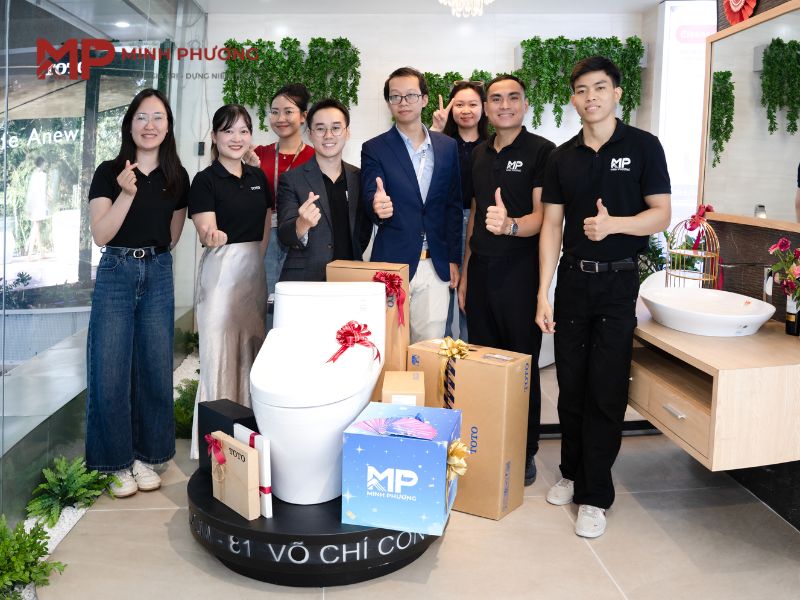Trải nghiệm thiết bị vệ sinh tại Minh Phương TOTO Showroom
