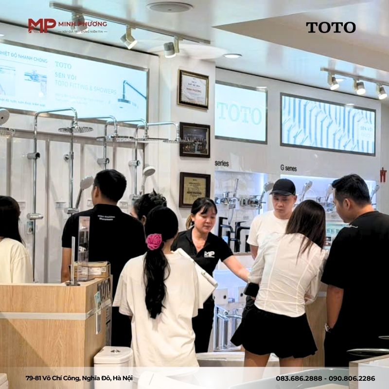 Showroom TOTO Hà Nội | Tận mắt trải nghiệm, an tâm lựa chọn