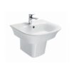 Chậu lavabo treo tường chân lửng TOTO LW196K/LW196HFKH