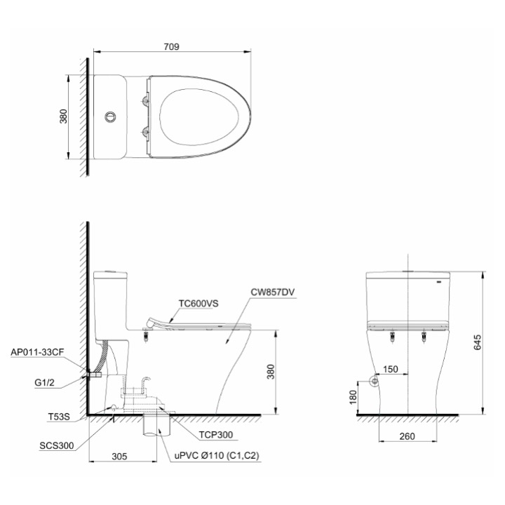 MS857DT2-ban-ve-ky-thuat Bản vẽ kỹ thuật bàn cầu 1 khối MS857DT2