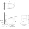 Bản vẽ kỹ thuật bàn cầu 1 khối MS857DT8