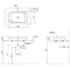 LW630JDW:F#SCR-ban-ve-ky-thuat Bản vẽ kỹ thuật Chậu lavabo đặt bàn TOTO LW630JDW/F#SCR
