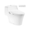Bàn cầu 1 khối nắp điện tử TOTO MS823CDRW23
