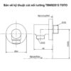Sen tắm âm tường TOTO TBV02402B TBV02105B TBW08004A TBW02017A TBW02013B Mạ Nickel Chrome bóng