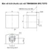 Sen tắm âm tường TOTO TBV02406B#BFG TBW01010A#BFG TBW08003A#BFG TBW08009A#BFG Vàng Pháp Mờ