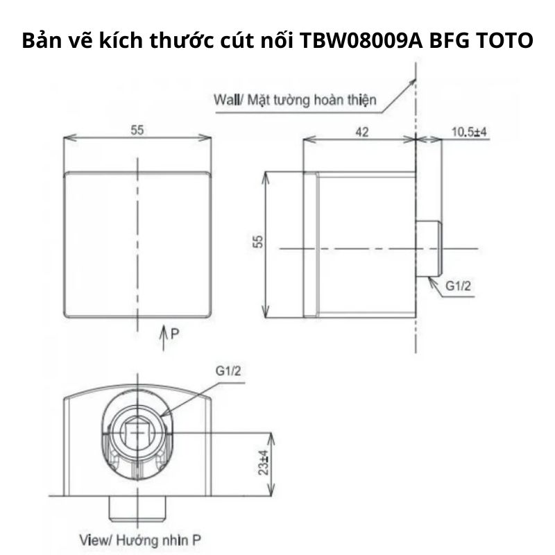 Sen tắm âm tường TOTO TBV02406B#BFG TBW01010A#BFG TBW08003A#BFG TBW08009A#BFG Vàng Pháp Mờ